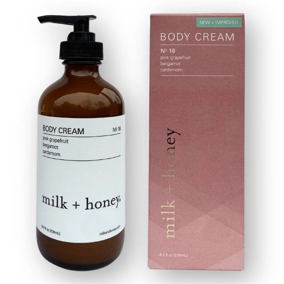 Milk & Honey Other - Milk + Honey No.16 Pink Grapefruit, Bergamot, Cardamom Body Cream - NWT